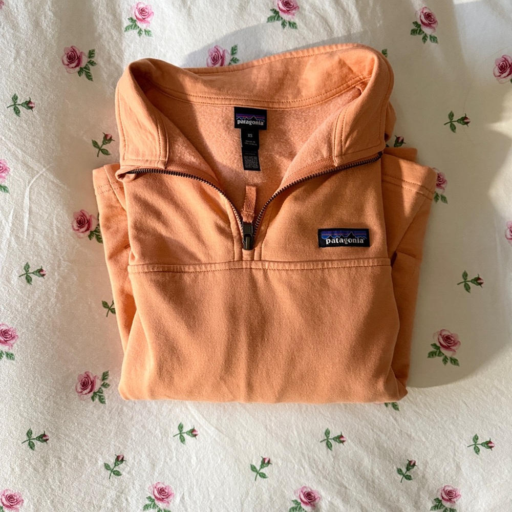 Patagonia Vibrant Orange Fleece Pullover